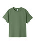 A green Kid's Regular T-shirt with a round neck and short sleeves, featuring a branding label.