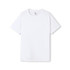 A white men’s t-shirt made from cool dry fabric, featuring a logo. Short sleeves and a simple design.
