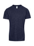 A navy blue Kid's Challenger 100% polyester T-shirt featuring a logo on the label. A navy blue Kid's Challenger 100% polyester T-shirt featuring a logo on the label.