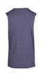 A sleeveless grey heather t-shirt with a simple design and no visible logo. A sleeveless grey heather t-shirt with a simple design and no visible logo.