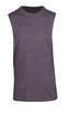 A grey sleeveless tee from the Greatness Range, featuring a simple design and no visible branding. A grey sleeveless tee from the Greatness Range, featuring a simple design and no visible branding.