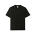 A black t-shirt featuring a classic crew neckline and short sleeves. Includes a branding label inside.