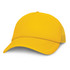 A vibrant yellow Cruise Mesh Cap featuring a classic trucker style with a solid front and mesh back.