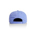 A light blue cap featuring a branded logo on the back and an adjustable strap for size fitting.