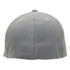 A grey cap with ventilation holes and a smooth finish, featuring a logo on the front.