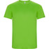 A bright green Imola T-Shirt featuring a classic crew neck design and a small logo on the sleeve.