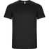 A black Imola T-Shirt with a crew neck and short sleeves, featuring a small logo on the side.