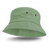 A green Bondi Bucket Hat with a wide brim and ventilation grommets.