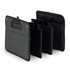 Avera Trunk Organiser in grey and black, featuring a handle and multiple compartments for storage.