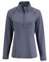 LQK00093 Navy Heather - Mannequin Front (High Res Image)