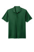 A green Nike Dri-FIT Micro Pique 2.0 Polo with a collar and three buttons, featuring a logo on one sleeve.