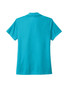 A teal Nike Dri-FIT Micro Pique 2.0 Polo shirt with a back view, featuring a small logo.