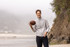 Recycled Fleece Mens Hybrid Jacket beach with ball