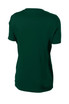 A green Sport-Tek Ladies PosiCharge Competitor Tee with a round neckline and short sleeves, featuring a logo on the back.
