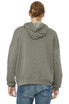 A unisex sponge fleece pullover hoodie in a grey colour, featuring a hood and a loose fit. Suitable for casual wear.