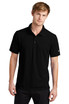 A black OGIO Caliber 2.0 polo shirt featuring a branded logo, designed for casual wear.