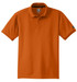 An orange OGIO Caliber 2.0 polo shirt with a collar and short sleeves, featuring a logo.