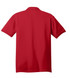 A red OGIO Caliber 2.0 polo shirt featuring a classic collar and short sleeves, with a logo on the back.