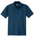 A navy OGIO Caliber 2.0 polo shirt featuring a collar and short sleeves, with a logo on the sleeve.