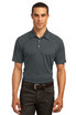 A male model wearing a grey OGIO Optic Polo shirt paired with dark trousers, featuring a subtle logo.