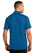 A blue OGIO Framework Polo shirt displayed from the back, featuring short sleeves and a subtle logo.