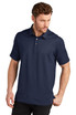 A navy blue OGIO Onyx Polo shirt with short sleeves and a three-button placket. It features a logo on the chest.
