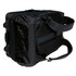 A black Voyager Trolley Backpack featuring a padded shoulder strap and multiple storage compartments.