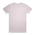 A plain light pink T-shirt with a back view. It features short sleeves and a casual fit.