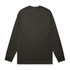 A long-sleeve tee in dark grey with a plain design and no visible branding on the back.