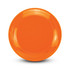 Aero Flyer - Large in bright orange with a smooth surface and circular design, featuring slight grooves.