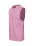 A stone wash sleeveless tank top in a muted purple colour, featuring a subtle branding label.