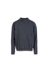 A unisex stone wash sweatshirt in a dark grey colour with a relaxed fit and a round neckline.