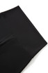 Black women's high-rise full-length leggings featuring a smooth waistband and a sleek design. Includes branding.