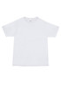 A light grey men's organic cotton T-shirt with a simple design and short sleeves. It features a logo on the label.
