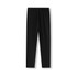 Black kids' leggings with an elastic waistband and a simple design, featuring a logo.