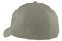A Flexfit cap in a light grey colour, featuring a rounded crown and a curved brim. It has a logo on the side.