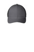A grey Flexfit mesh back cap with a smooth front panel and a curved visor. Features a logo on the front.