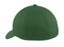 A green Port Authority Flexfit Cotton Twill Cap with a structured design and a logo on the side.