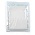 A white cooling towel in a clear pouch, featuring a logo, suitable for leisure and outdoor activities.