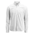 A white men's Oxford shirt with a button-down collar and a single chest pocket, featuring a brand logo.