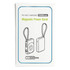 A magnetic power bank with a 5000mAh capacity, featuring a strap and a design in white. Includes branding elements.