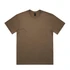 A basic, olive green Box Tee t-shirt with a crew neck and short sleeves. It features a logo on the neckline.