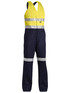 Bisley Workwear Yellow/Navy Taped Hi Vis Action Back Overall