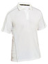 Bisley Workwear White Cool Mesh Polo with Reflective Piping