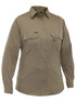 Bisley Workwear Khaki Women's X Airflow Stretch Ripstop Shirt