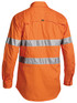 Bisley Workwear Orange X Airflow Taped Hi Vis Ripstop Shirt
