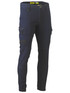 Bisley Workwear Navy Flx and Move Stretch Cargo Cuffed Pants