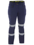 Bisley Workwear Navy Women's X Aiflow Taped Stretch Ripstop Lightweight Cargo Pant