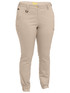 Bisley Workwear Stone Women's Cotton Cargo Cuffed Pants