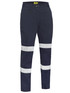 Bisley Workwear Navy Woman's Taped Stretch Cotton Drill Cargo Pants